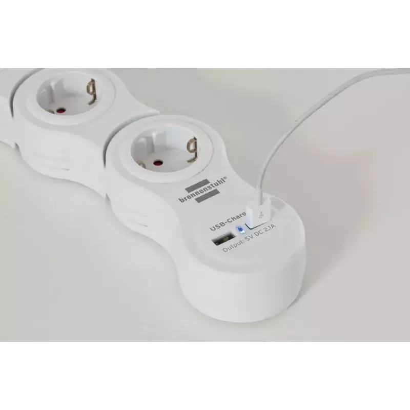 Power Extension Brennenstuhl Vario 1.4m 5 AC Outlets Indoor