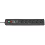 Power Extension Cord Brennenstuhl 1159541376 3m 6 AC Outlets Indoor Anthracite