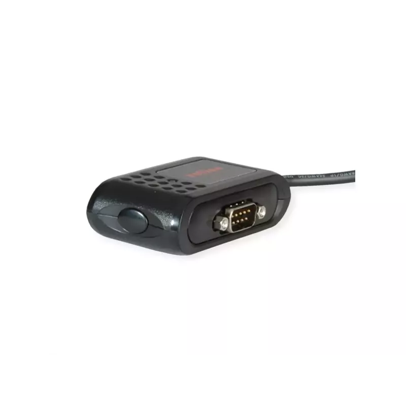 ROLINE 12.02.1017 cable gender changer USB A RS-232 + DB25 Black 1.8m