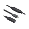 ROLINE USB Cable 12.04.1066 USB 3.2 Gen 1 10m USB C USB A Black