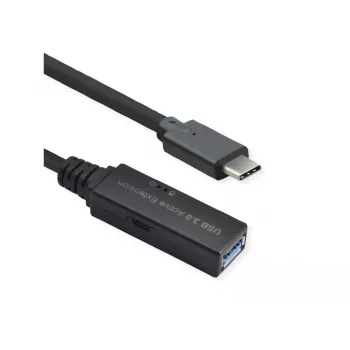 ROLINE USB Cable 12.04.1067 15m USB 3.2 Gen 1 USB C USB A Black