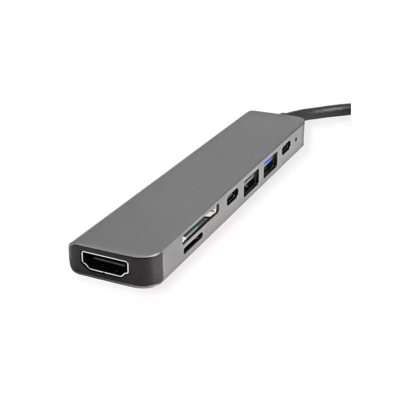 Laptop Dock VALUE 12.99.1136 Wired USB 3.2 Gen 2 Type-C Black Grey