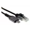 Network Cable VALUE 12.99.1169-10 RJ-45 USB Type C 5m Black