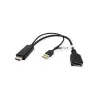 Video Cable Adapter VALUE 12.99.3146 0.3m HDMI Type A DisplayPort Black