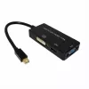 Video Cable Adapter VALUE 12.99.3154 Mini DisplayPort HDMI VGA 0.1m Black