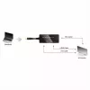 Video Cable Adapter VALUE 12.99.3154 Mini DisplayPort HDMI VGA 0.1m Black