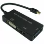 Video Cable Adapter VALUE 12.99.3154 Mini DisplayPort HDMI VGA 0.1m Black