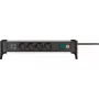 Power extension Brennenstuhl 1391040410 1.8m 4 AC outlets Indoor Black Silver