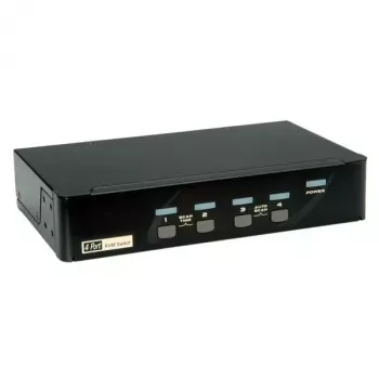 KVM Switch ROLINE 1 User 4 PCs DisplayPort with USB Hub