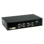 KVM Switch ROLINE 1 User 4 PCs DisplayPort with USB Hub