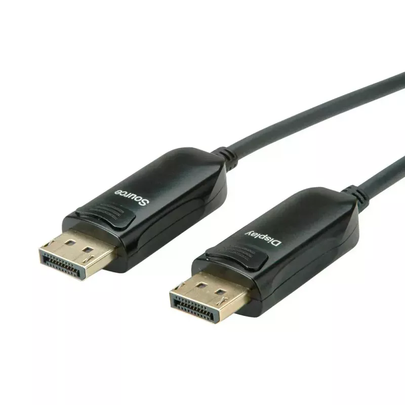 DisplayPort cable ROLINE 14.01.3491 15 m Black