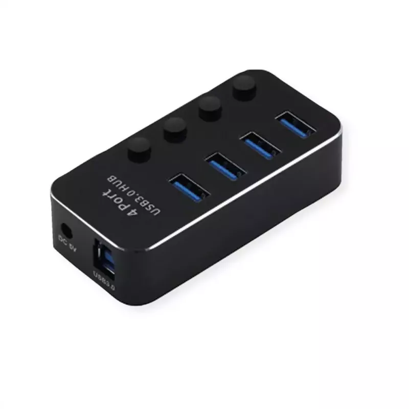 USB Hub ROLINE 14.02.5056 USB 3.2 Gen 1 Type-A 5120 Mbit/s Black
