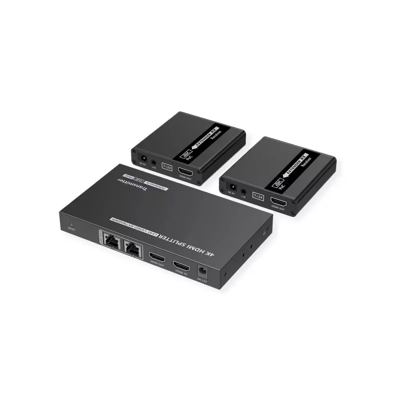 AV transmitter & receiver VALUE 14.99.3464 Black 40m distance