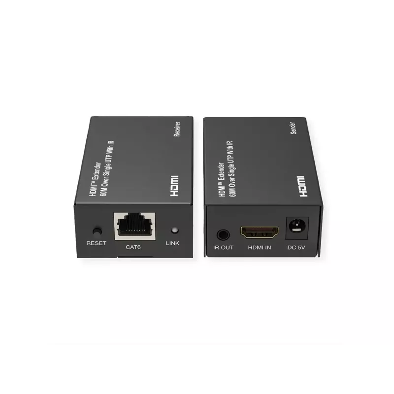 AV extender (transmitter & receiver) VALUE 14.99.3569 — Cat6, up to 1920×1200, 5V/1A