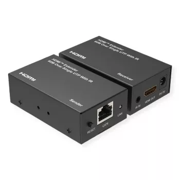 AV extender (transmitter & receiver) VALUE 14.99.3569 — Cat6, up to 1920×1200, 5V/1A