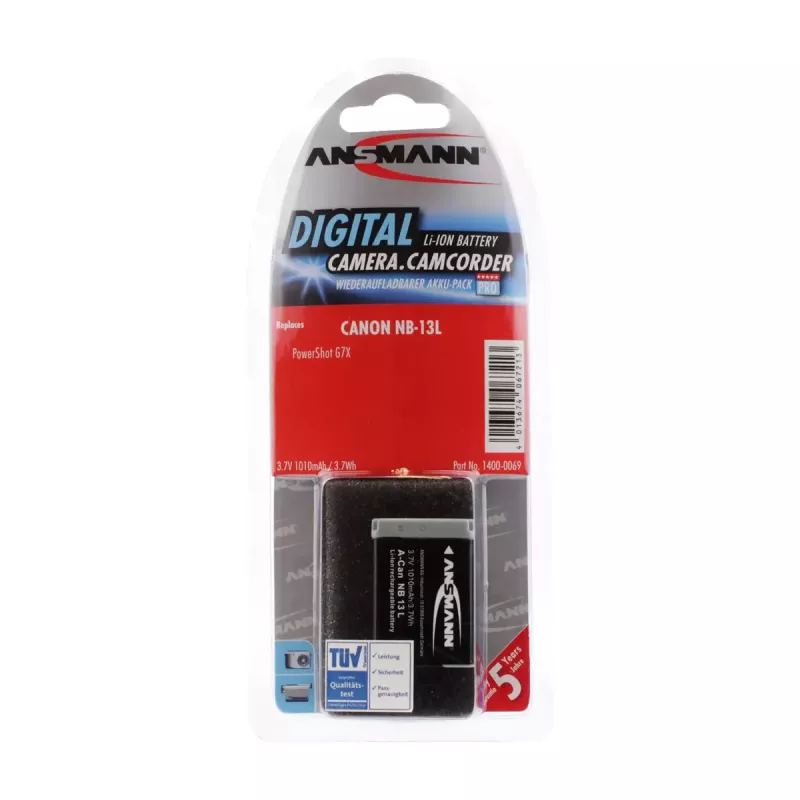 Camera Battery Ansmann 1400-0069 Lithium-Ion 1010 mAh