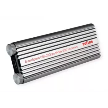 SSD enclosure ROLINE 16.01.4147 M.2 Aluminium Black 20 Gbit/s