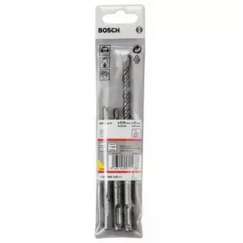 Drill bit set Bosch 1 617 000 118 3 pcs SDS Plus 5.0mm 6.0mm 8.0mm