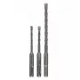 Drill bit set Bosch 1 617 000 118 3 pcs SDS Plus 5.0mm 6.0mm 8.0mm