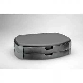 ROLINE Trend Dual Monitor/Printer Stand, 20 kg Load, 450x350 mm Platform, Black/Grey