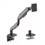 Monitor Mount ROLINE 17031108 124.5 cm 20 kg Clamp Black Grey