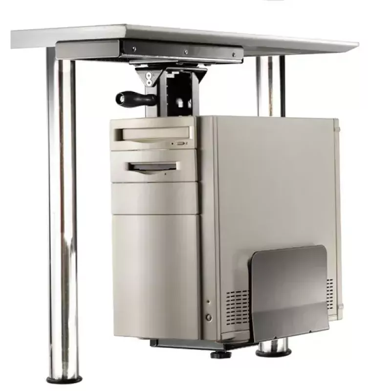 Desk-mounted CPU holder ROLINE ROLINE PC Holder with rotation function silver