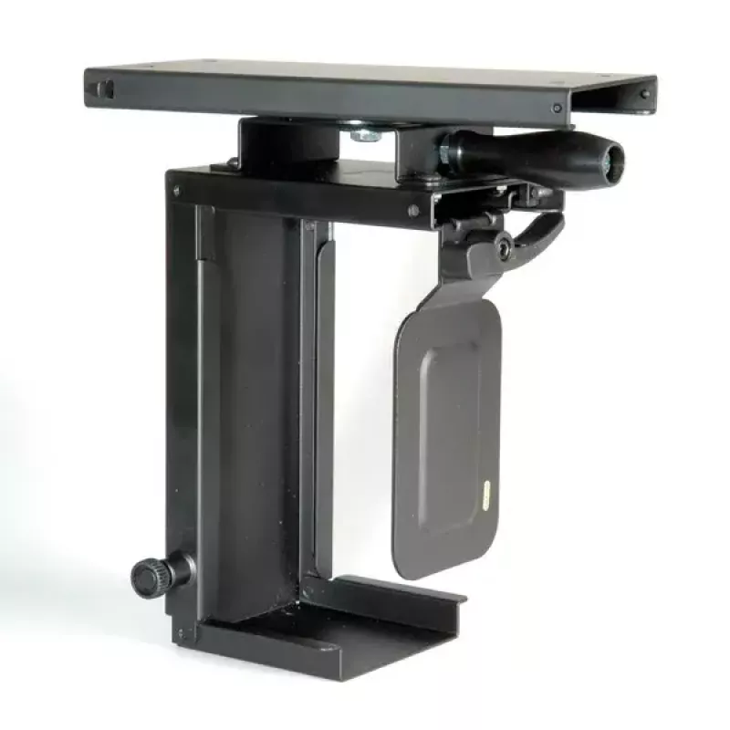 Desk-mounted CPU holder ROLINE Mini PC Holder extendable with rotation function black