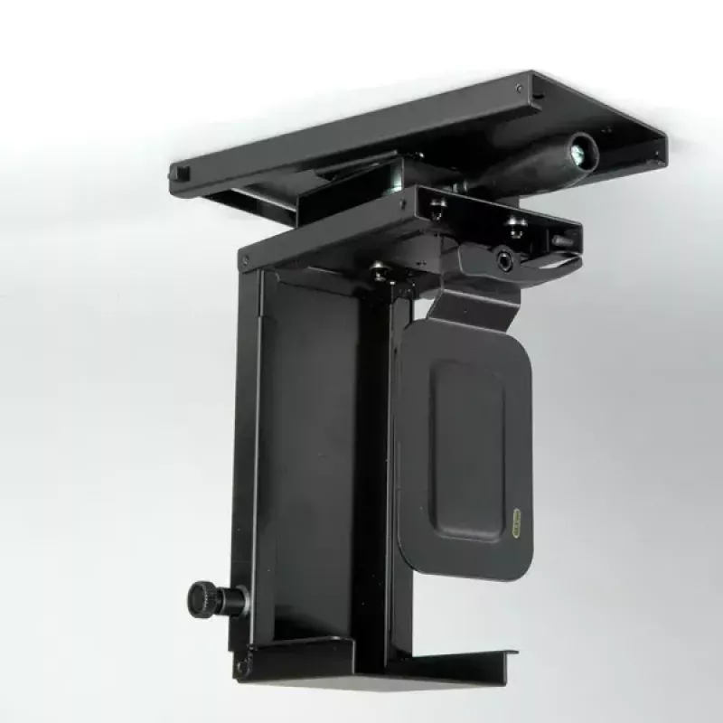 Desk-mounted CPU holder ROLINE Mini PC Holder extendable with rotation function black