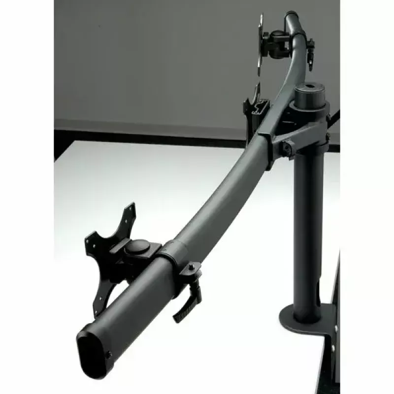 VALUE Triple LCD Arm Desk Clamp black — 3-screen monitor mount, adjustable