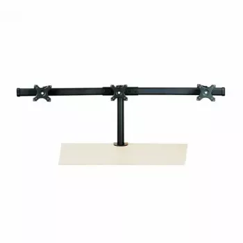 VALUE Triple LCD Arm Desk Clamp black — 3-screen monitor mount, adjustable