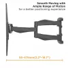 TV mount VALUE 17.99.1211 2.03 m 45 kg Black