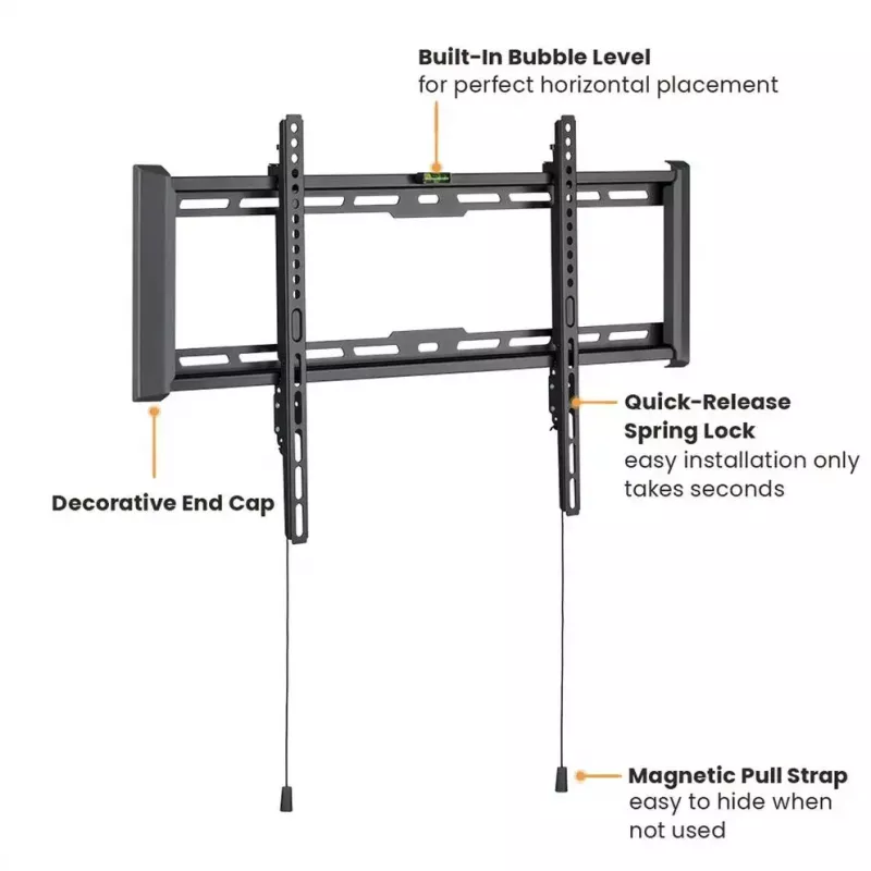 TV mount VALUE 17.99.1222 Black 2.03 m 75 kg