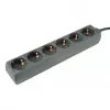 Power Extension ROLINE 19.07.1073 3m 6 AC Outlets Indoor Black