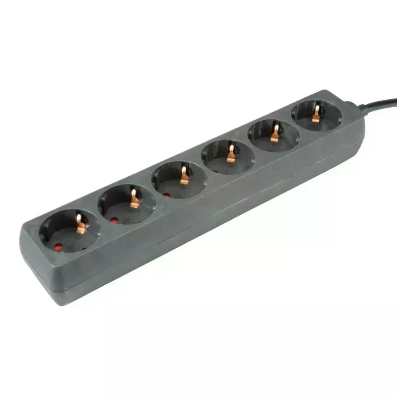 Power Extension ROLINE 19.07.1073 3m 6 AC Outlets Indoor Black
