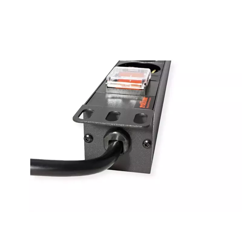 ROLINE 19.07.1619 power distribution unit PDU 8 AC outlets 1U Black