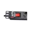 ROLINE 19.07.1619 power distribution unit PDU 8 AC outlets 1U Black