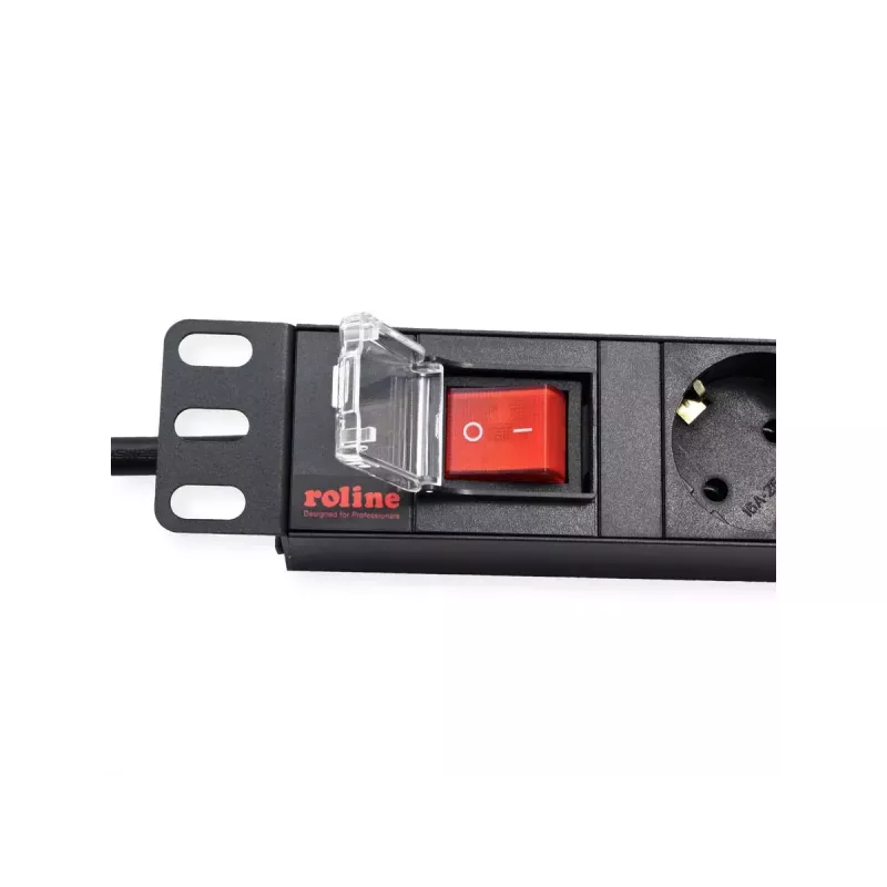 ROLINE 19.07.1619 power distribution unit PDU 8 AC outlets 1U Black