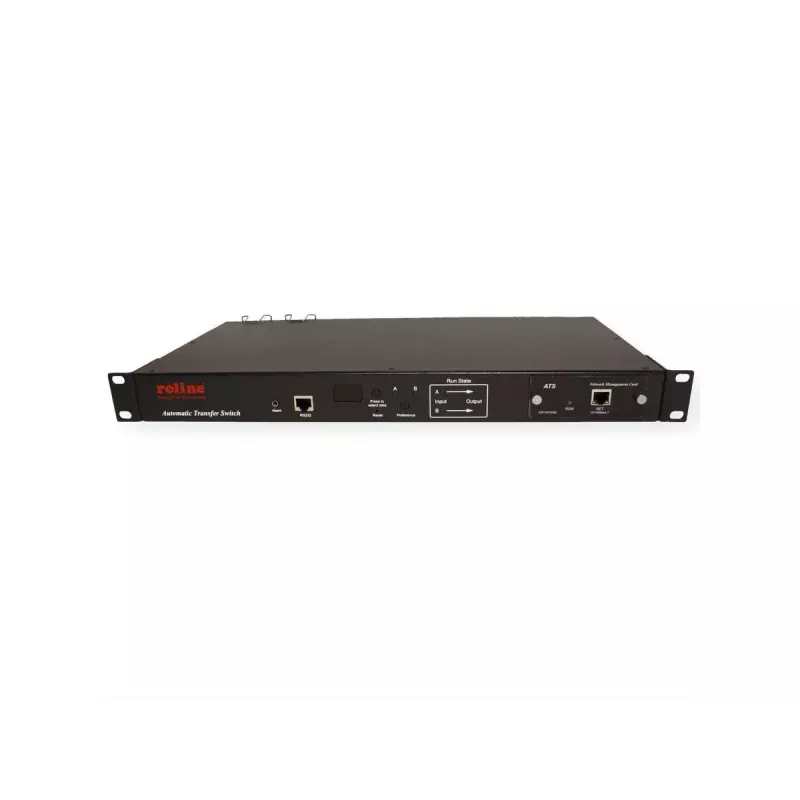 ROLINE 19.07.3415 Automatic Transfer Switch ATS 220-240V 50Hz 1U Rackmount
