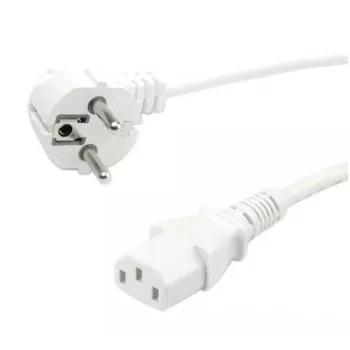 Power cable VALUE 19.99.1016 White 0.6 m CEE7/7 IEC 320