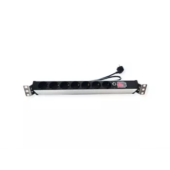 Power Distribution Unit PDU VALUE 19.99.1637 7 AC outlets 1U Aluminium Black