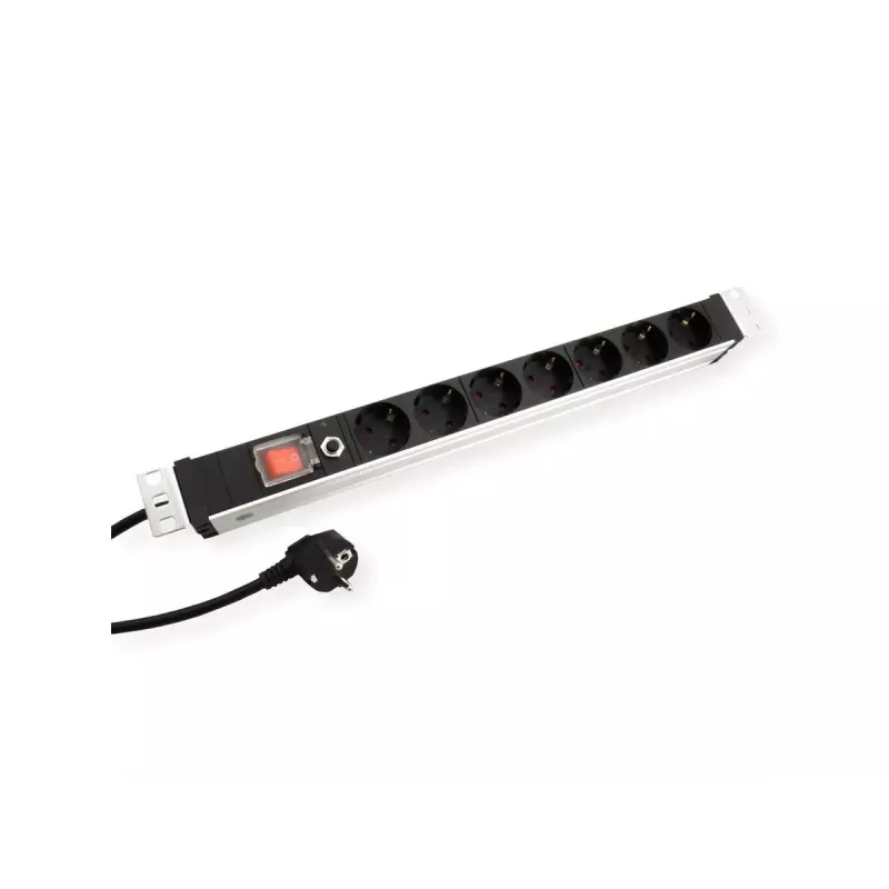Power Distribution Unit PDU VALUE 19.99.1637 7 AC outlets 1U Aluminium Black
