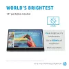 HP E-Series E14 G4 computer monitor 35.6 cm (14 inch) 1920 x 1080 pixels Full HD LED White