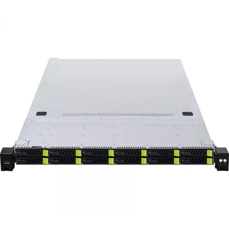 Computer Case ASRock 1U12E-GENOA/2L2T Rack (1U) Grey