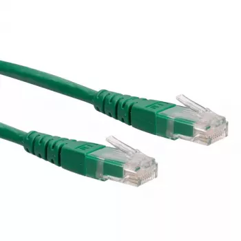 Network Cable ROLINE UTP Patch Cord Cat.6 RJ-45 0.3m Green