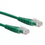 Network Cable ROLINE UTP Patch Cord Cat.6 RJ-45 0.3m Green
