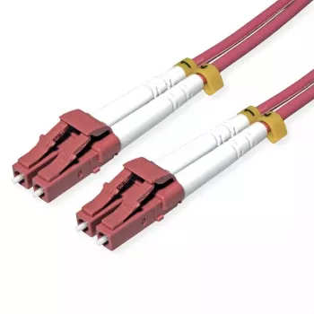 ROLINE InfiniBand/fibre optic cable 2 m 2x LC Violet OM4 50 µm