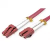 Fibre optic cable ROLINE 21158616 15 m 2x LC OM4 Violet