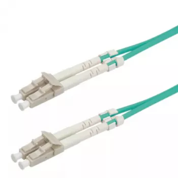 Fibre Optic Jumper Cable ROLINE LC/LC OM3 50/125µm Turquoise 5m