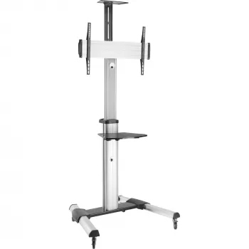 InLine Height Adjustable TV Cart for 37-70 inch Displays, 50 kg, VESA up to 600x400, Black