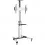 InLine Height Adjustable TV Cart for 37-70 inch Displays, 50 kg, VESA up to 600x400, Black